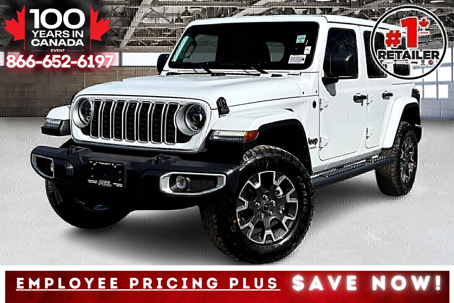 2025 Jeep Wrangler SAHARA 4DR | Painted Hardtop | Leather | Tech Grp
