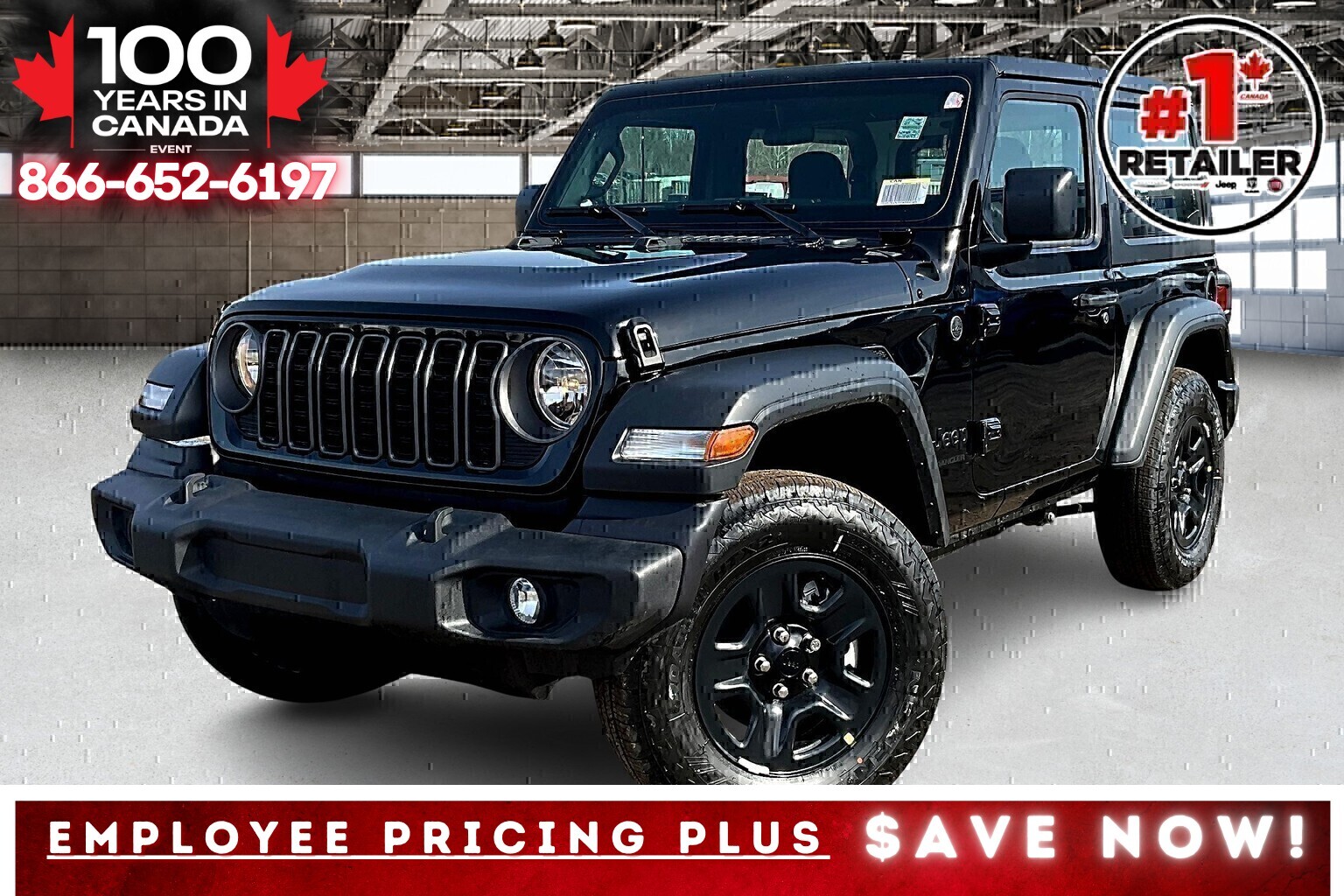 2025 Jeep Wrangler SPORT 2DR | Auto | Hardtop | Power Windows & Locks
