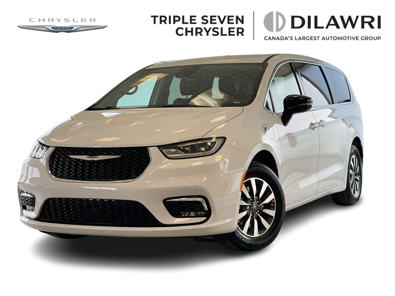 2024 Chrysler Pacifica Hybrid SELECT Alloy/Black w/Blck Stitch, Caprice Leathere