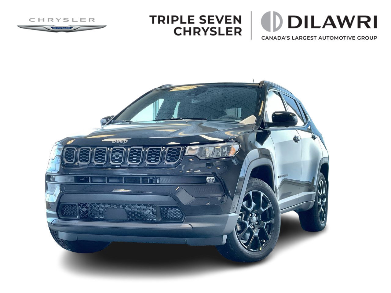 2025 Jeep Compass ALTITUDE Black Leatherette Seats, Driver's Assista