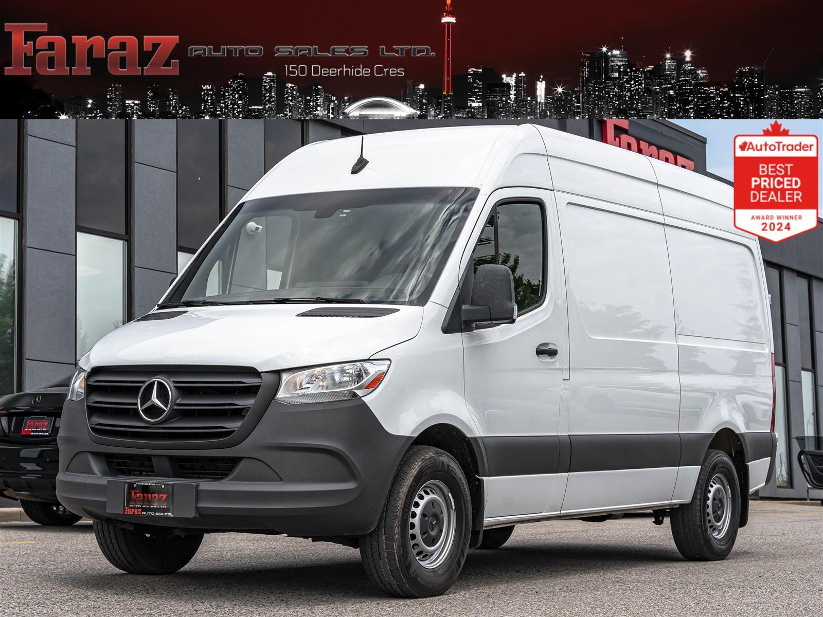 2024 Mercedes-Benz Sprinter 2500|HIGH ROOF|170-IN WB|3 PASSENGER|LEATHER|BT AU
