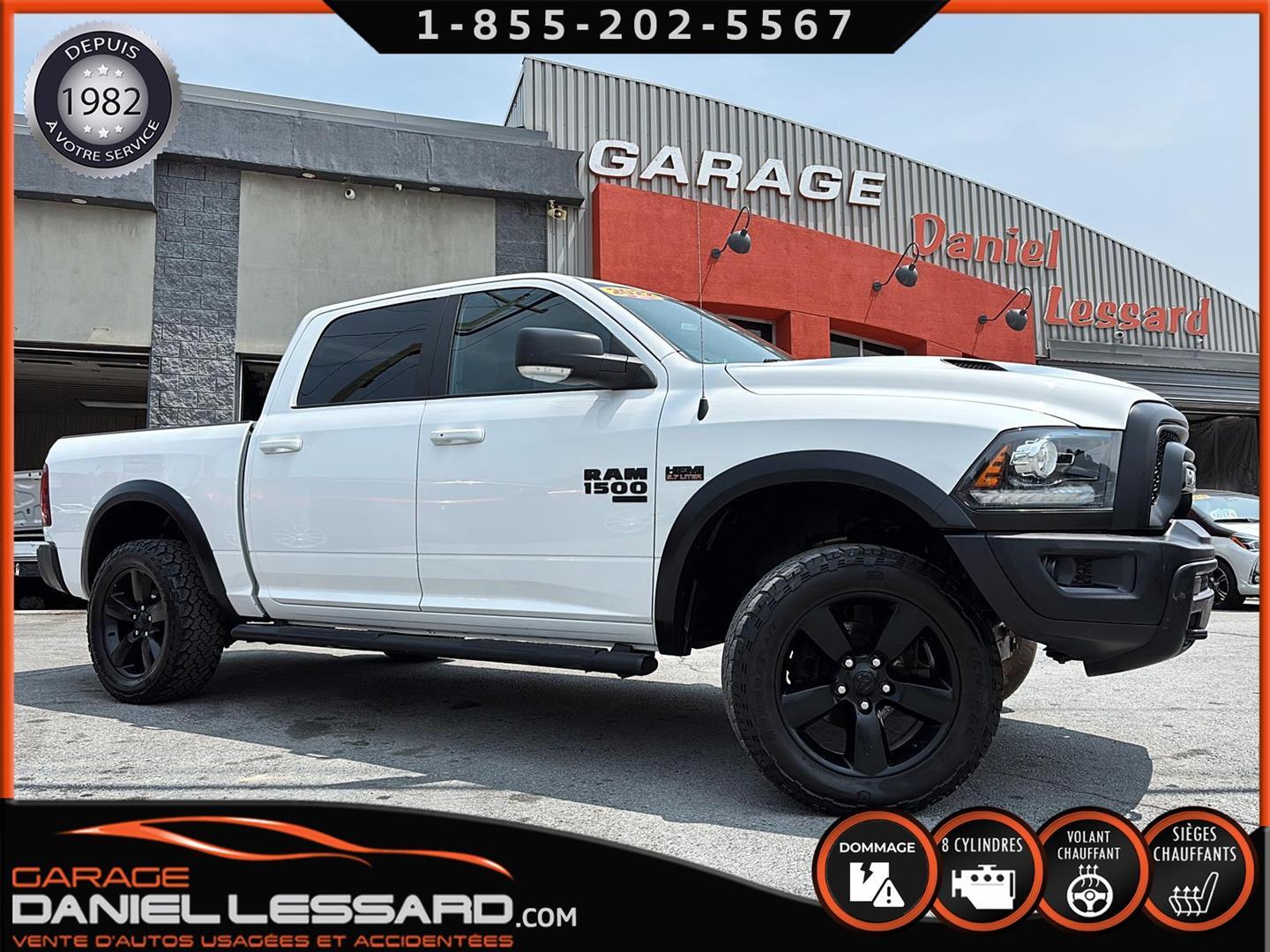 2022 Ram 1500 Classic WARLOCK CREW CAB 4X4 5.7 HEMI BOITE COURTE ACCIDE