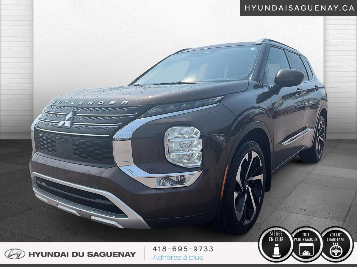 2022 Mitsubishi Outlander GT | S-AWC | MAGS | CUIR | TOIT PANO | CAMERA