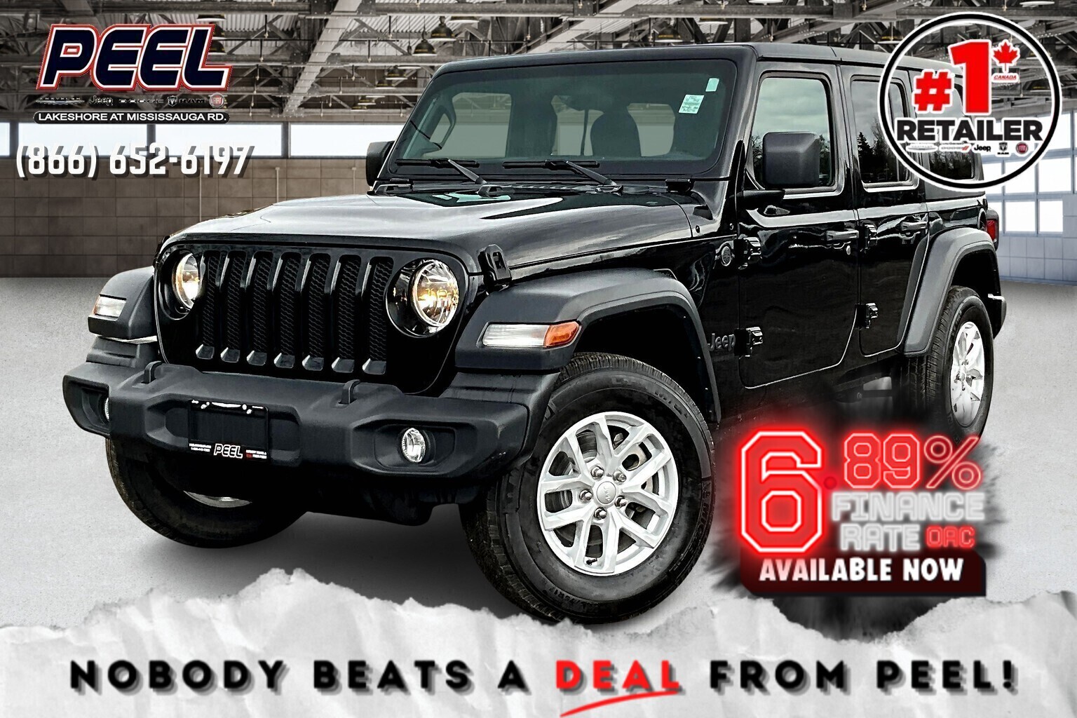 2023 Jeep Wrangler Sport S 4 Door | CarPlay | Hard Top | 4X4
