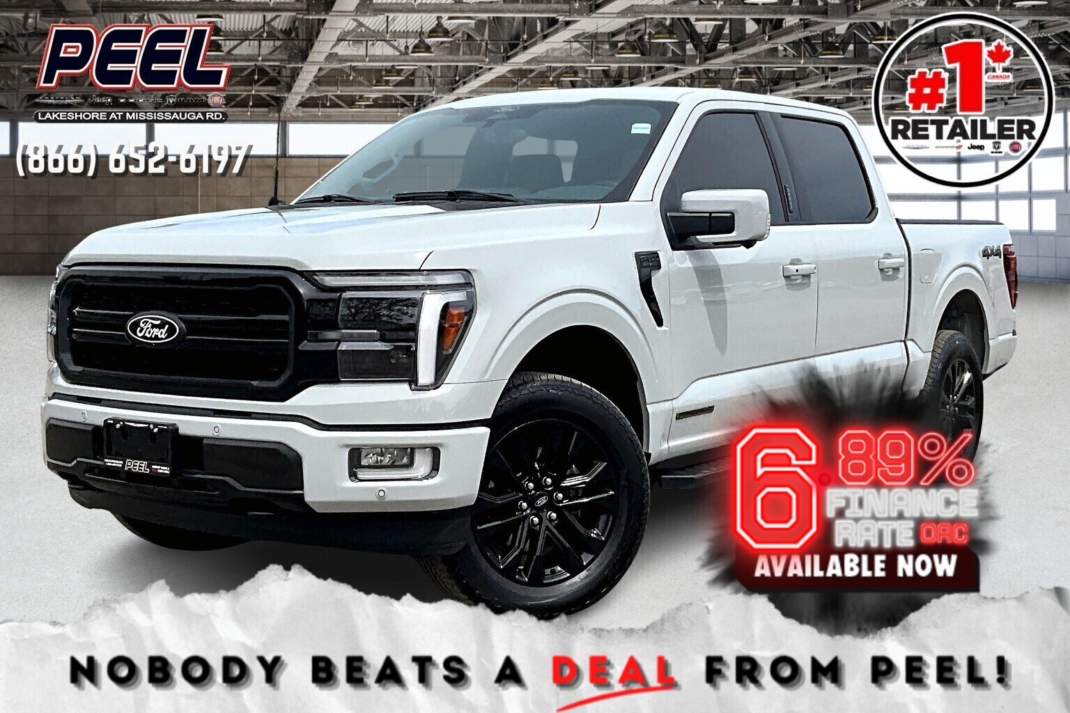 2024 Ford F-150 Lariat Black Pkg | 501A | Powerboost Hybrid | 4X4