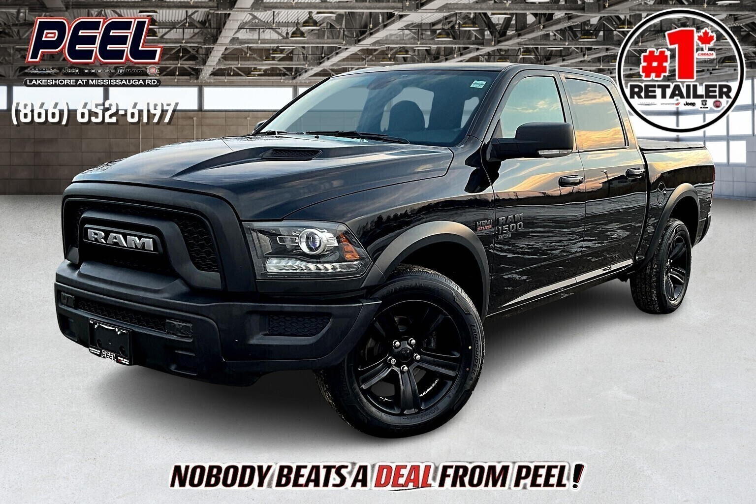 2022 Ram 1500 Classic Warlock Crew | Trailer Brake | Liner | Cover | 4X4