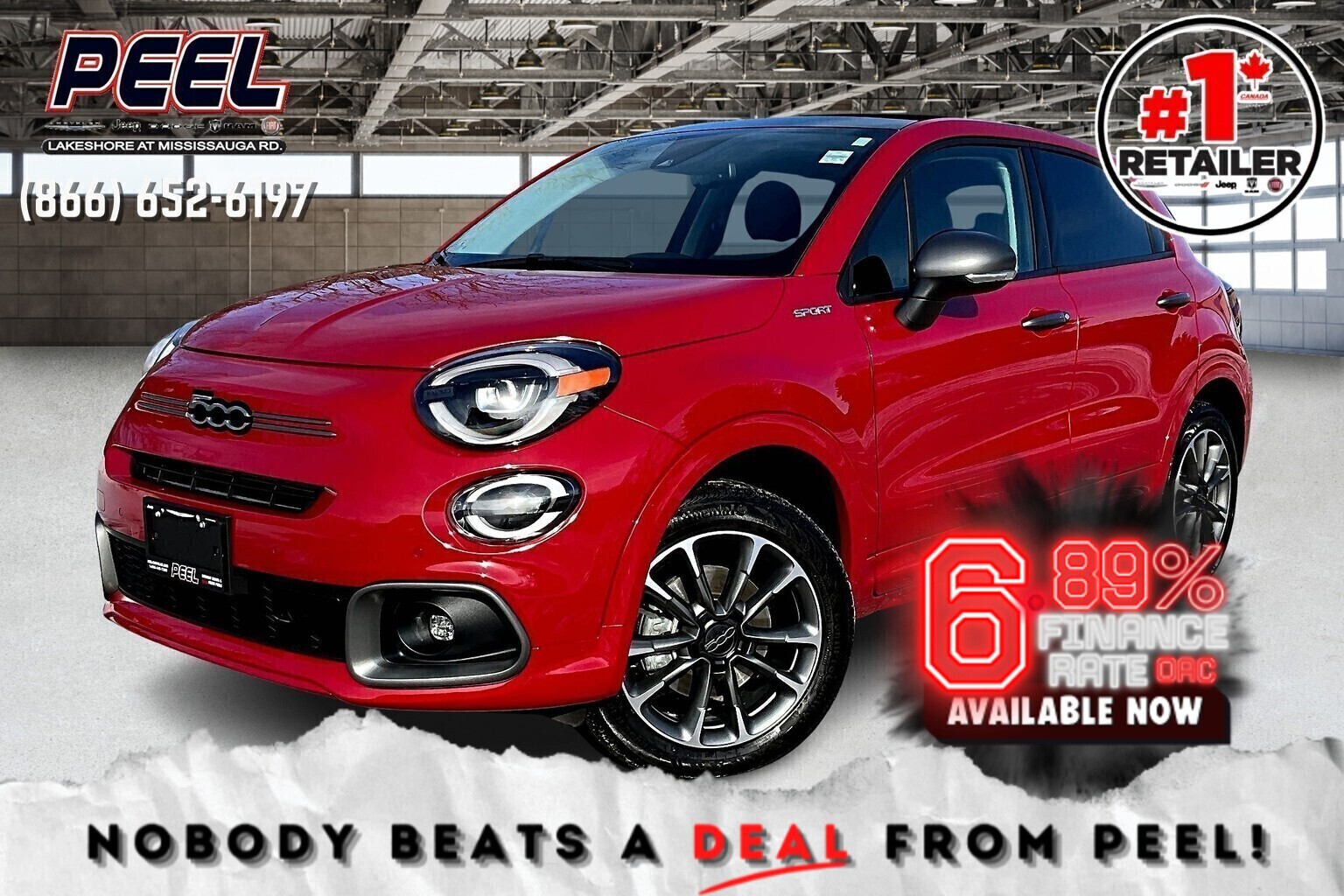 2023 Fiat 500X Sport | Convertible Top | Extended Warranty | AWD