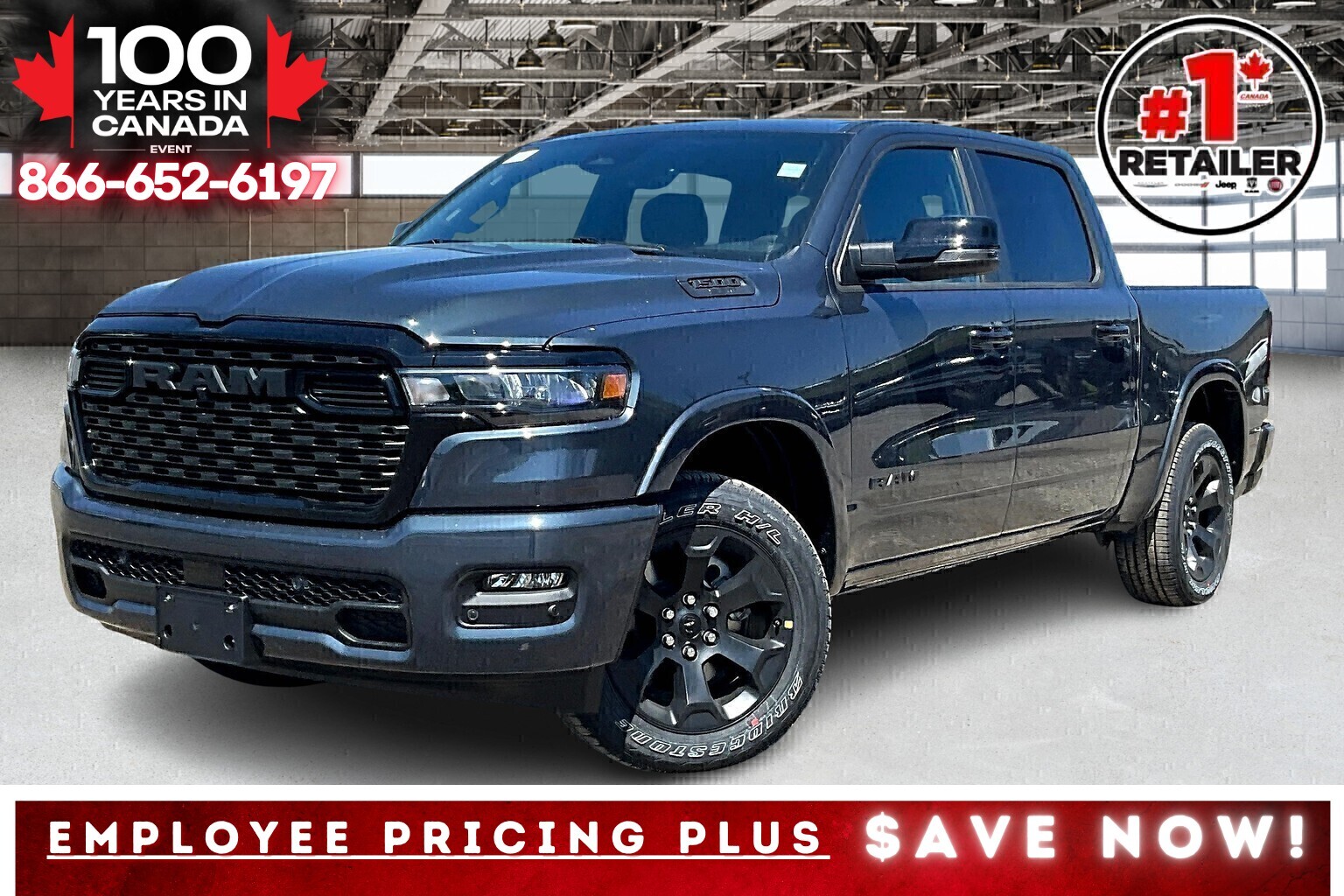2025 Ram 1500 BIG HORN | CREW | 3.0L Hurricane | Night Ed | Lvl2