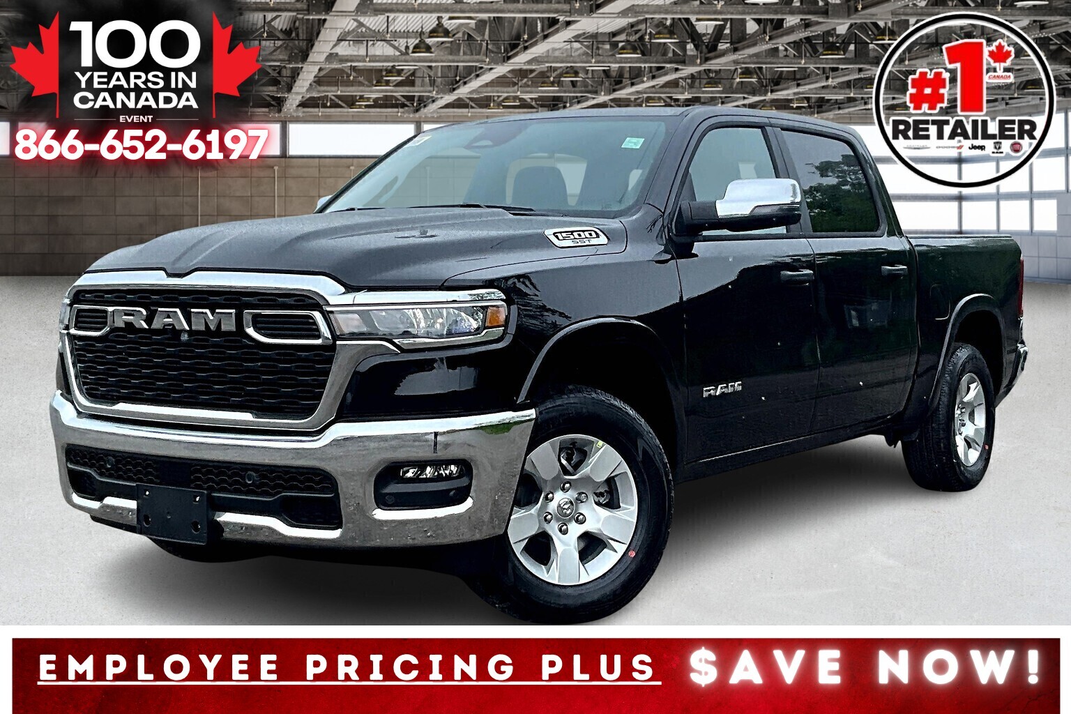 2025 Ram 1500 BIG HORN CREW 4X4 | Adapt Cruise | 3.0L Hurricane