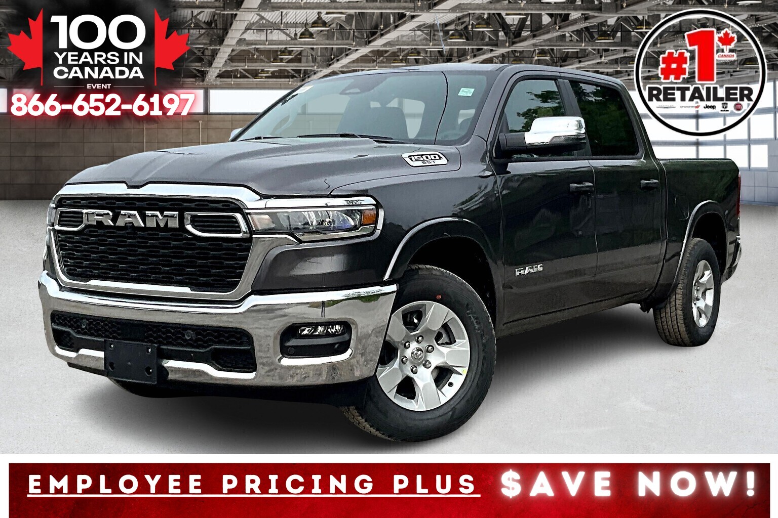 2025 Ram 1500 BIG HORN CREW | Level 1 Equip | Buckets | 3.0L 