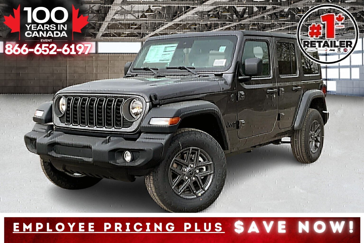 2025 Jeep Wrangler SPORT S 4 DOOR | Hardtop | Heated Seats & Wheel 