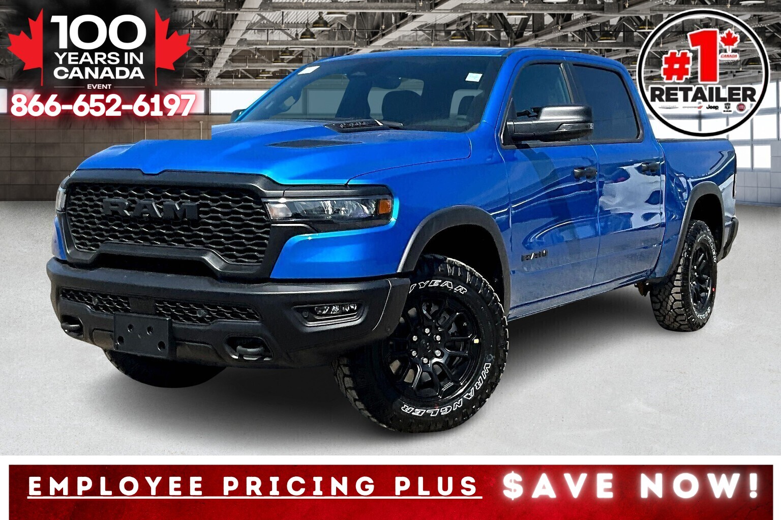 2025 Ram 1500 REBEL CREW | Sport Hood | 12"Screen | Adapt Cruise