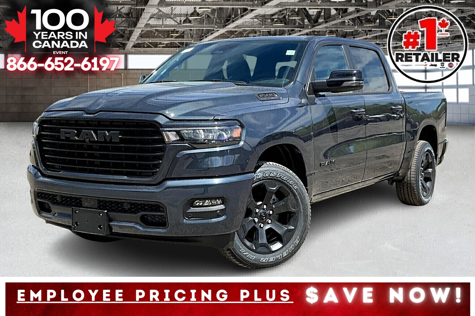 2025 Ram 1500 SPORT CREW | Nav | Surround Camera | 20" Wheels