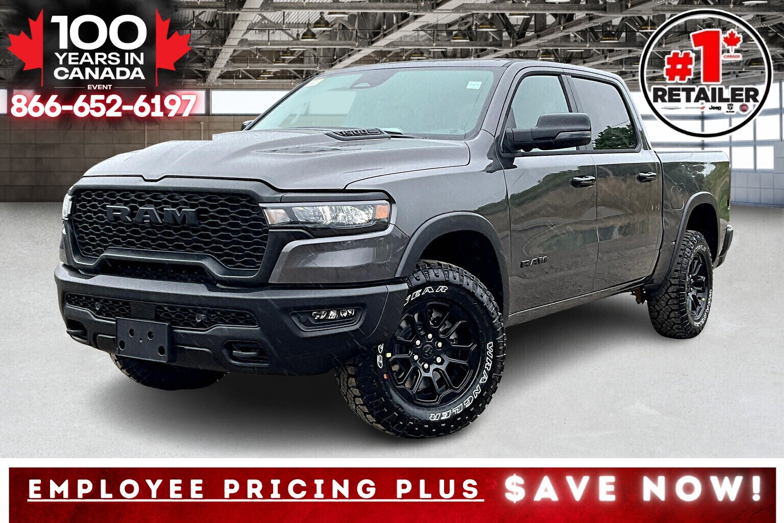 2025 Ram 1500 REBEL CREW | Leather | Pano Roof | Level 2