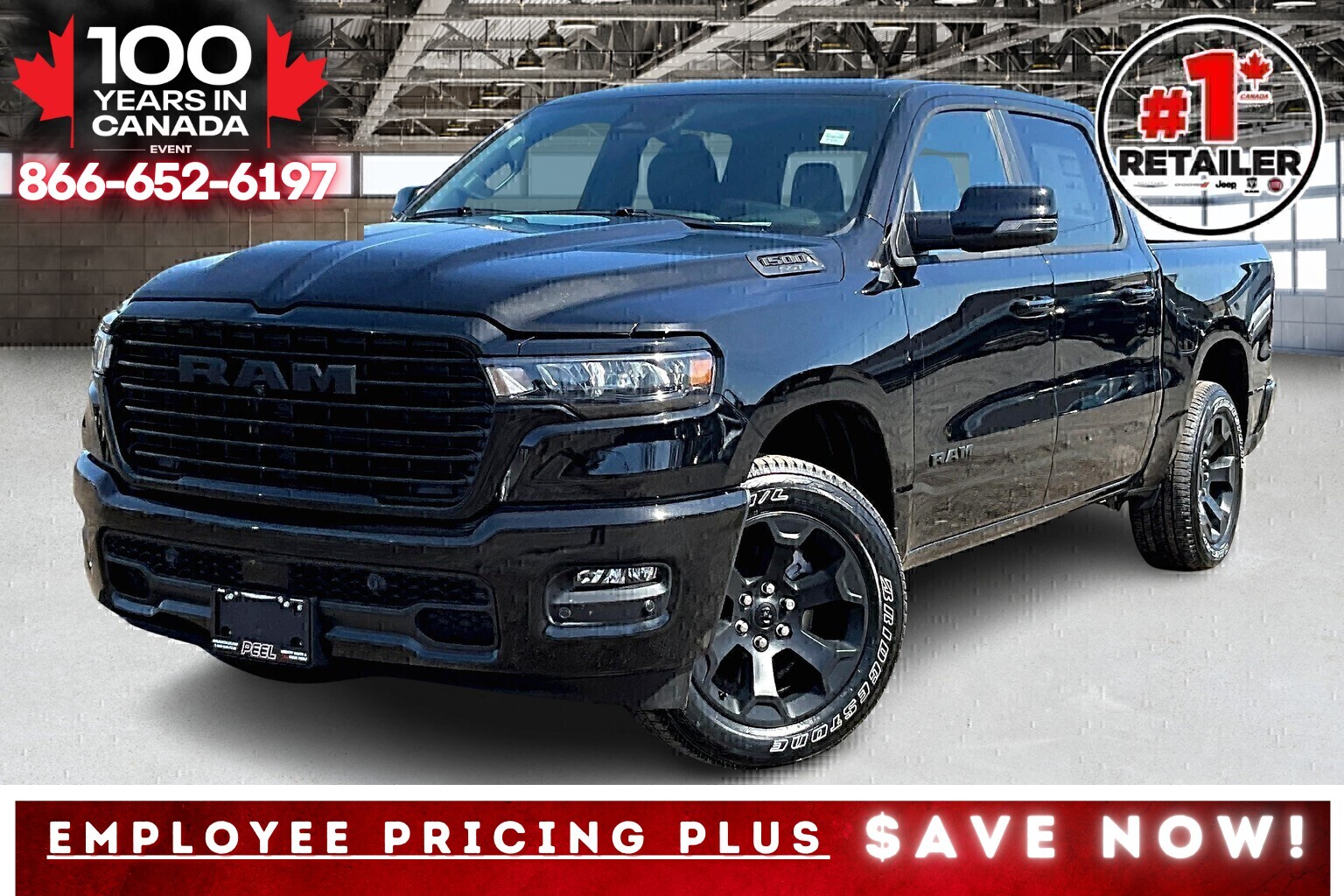 2025 Ram 1500 SPORT CREW | Nav | Surround Camera | 20" Wheels