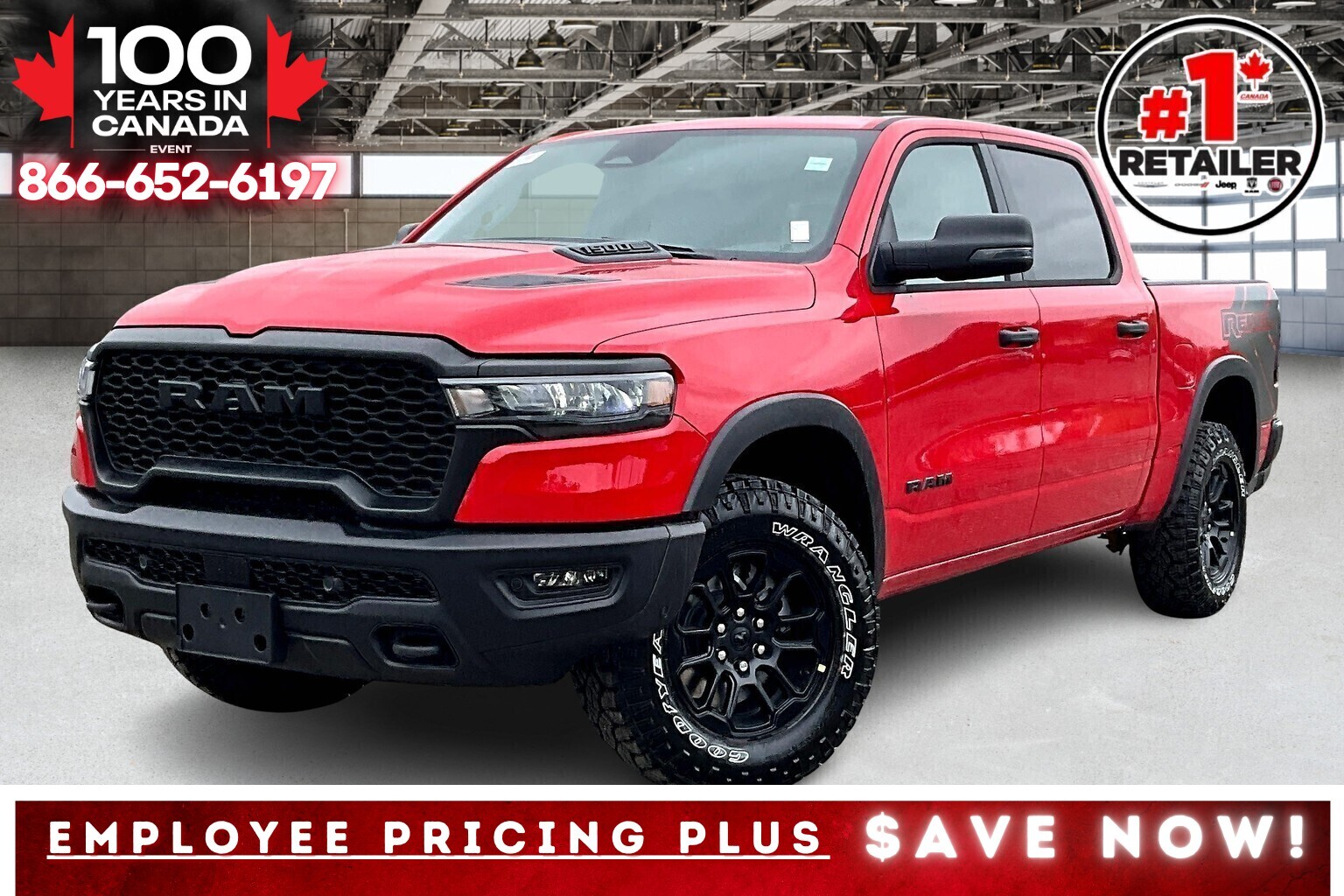 2025 Ram 1500 REBEL CREW | Sport Hood | 12"Screen | Adapt Cruise