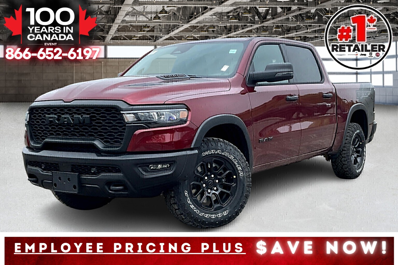 2025 Ram 1500 REBEL CREW | Sport Hood | 12"Screen | Adapt Cruise
