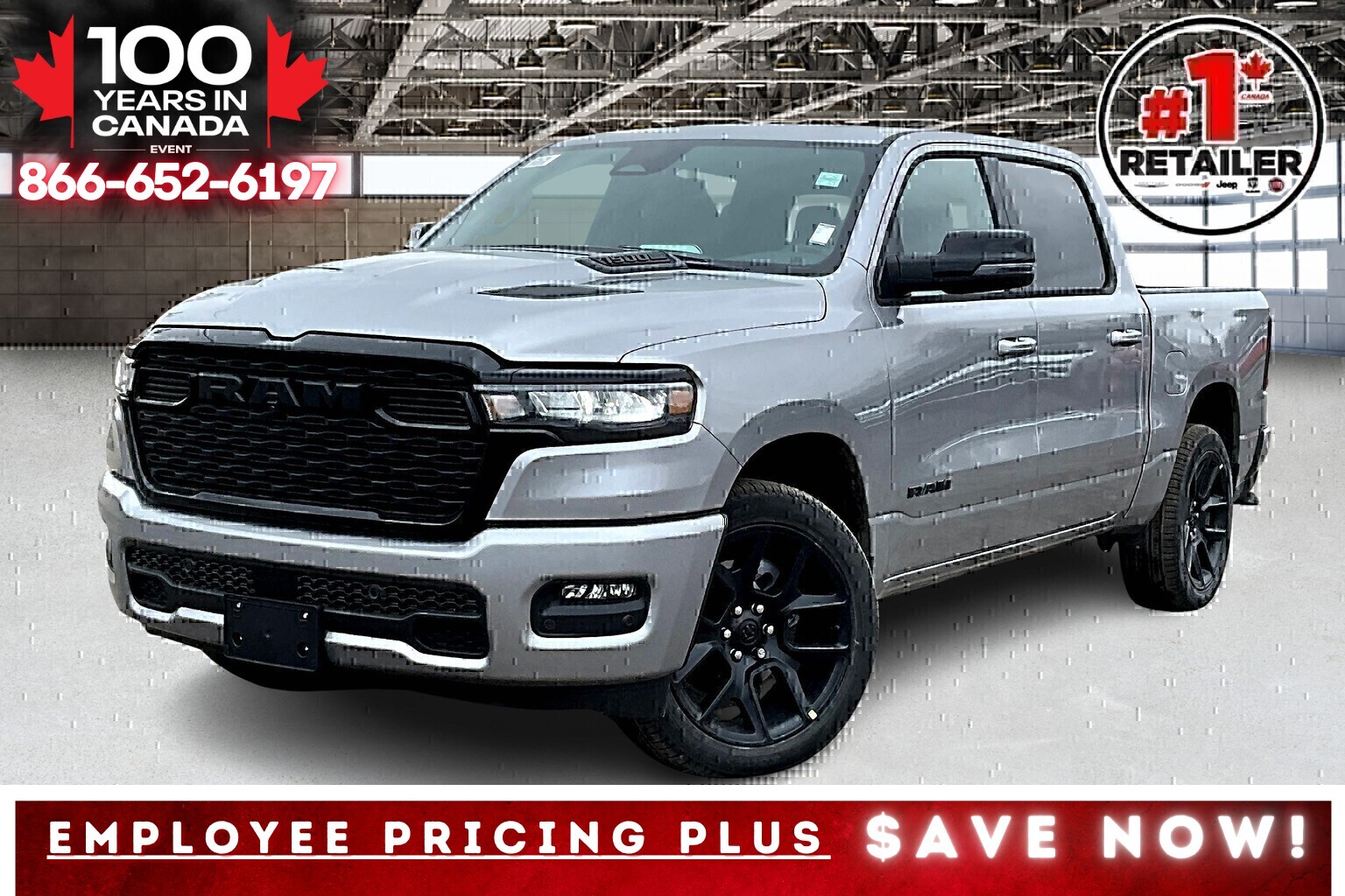 2025 Ram 1500 SPORT CREW | Leather | Night Edition | Sunroof
