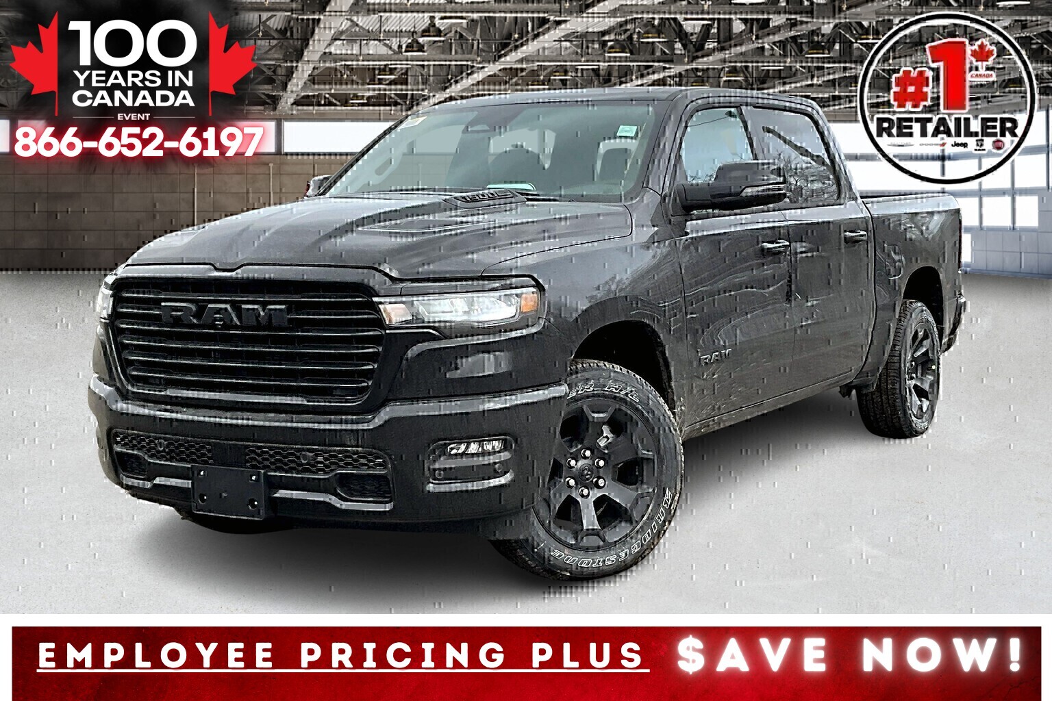 2025 Ram 1500 SPORT CREW | Leather | PanoRoof | SportHood | lvl1