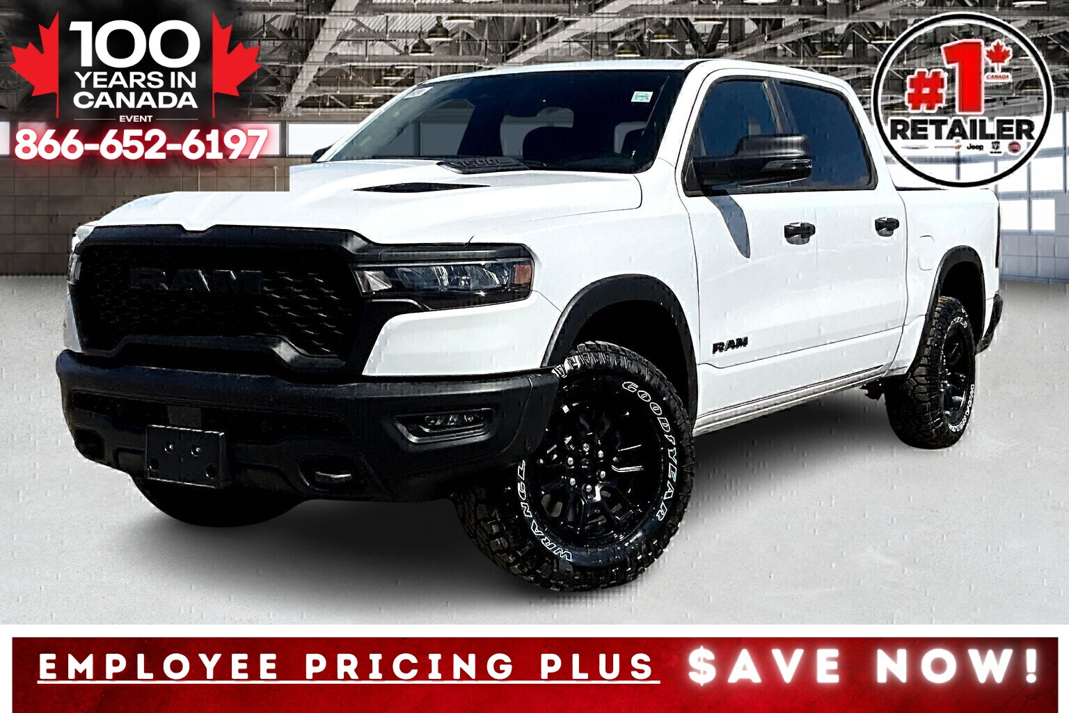 2025 Ram 1500 REBEL CREW | Sport Hood | 12"Screen | Adapt Cruise