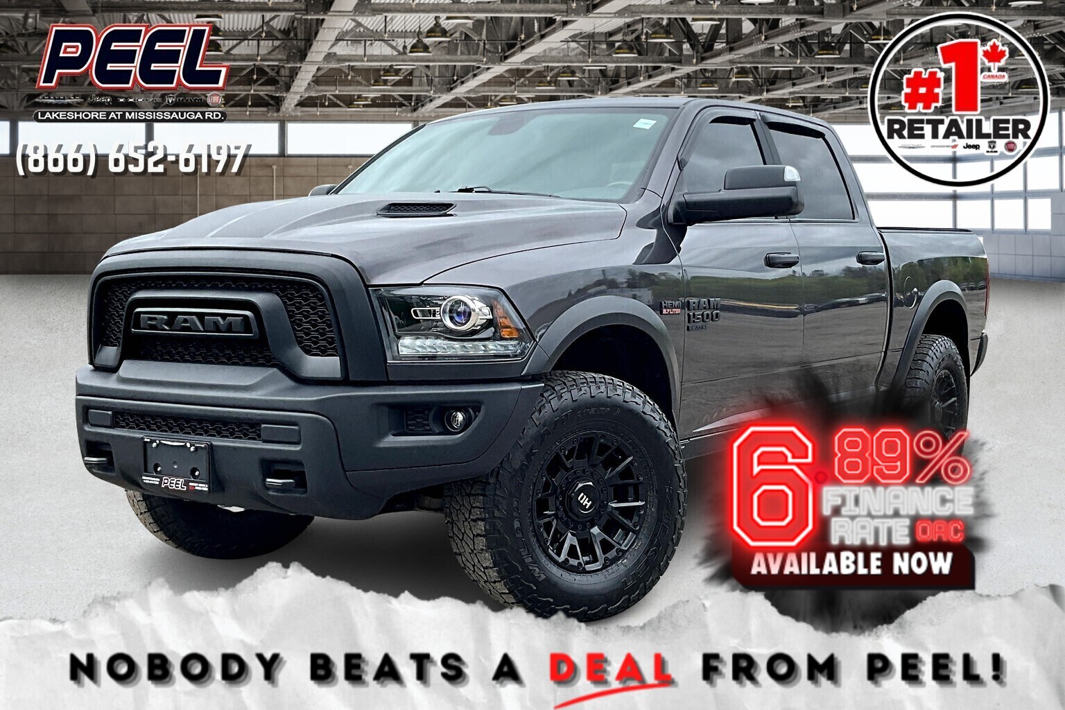 2023 Ram 1500 Classic Warlock Crew V8 | Max Tow Pkg | Liner/Cover | 4X4
