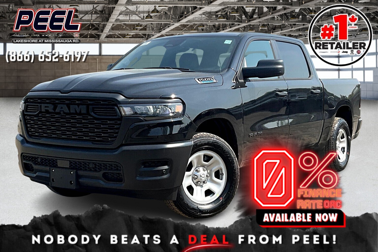 2025 Ram 1500 TRADESMAN CREW | Adaptive Cruise | Apple Carplay