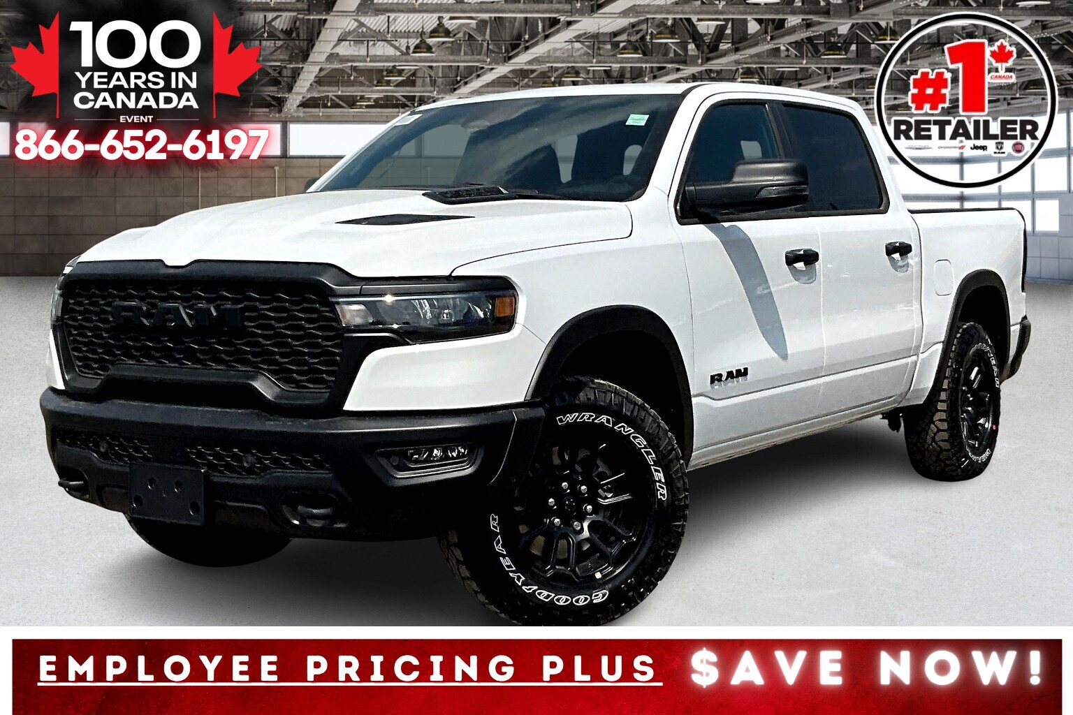 2025 Ram 1500 REBEL CREW | LEVEL 1 EQUIP | 3.0L HURRICANE | 4X4