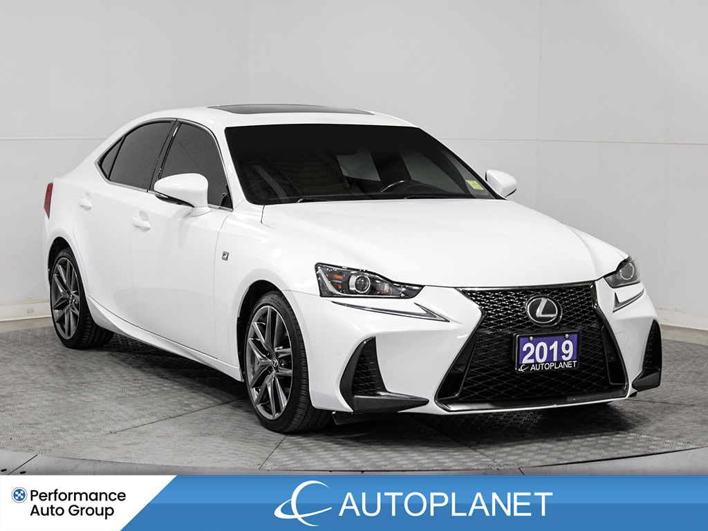 2019 Lexus IS 300 F-Sport 2 AWD, Navi, Back Up Cam, Sunroof!