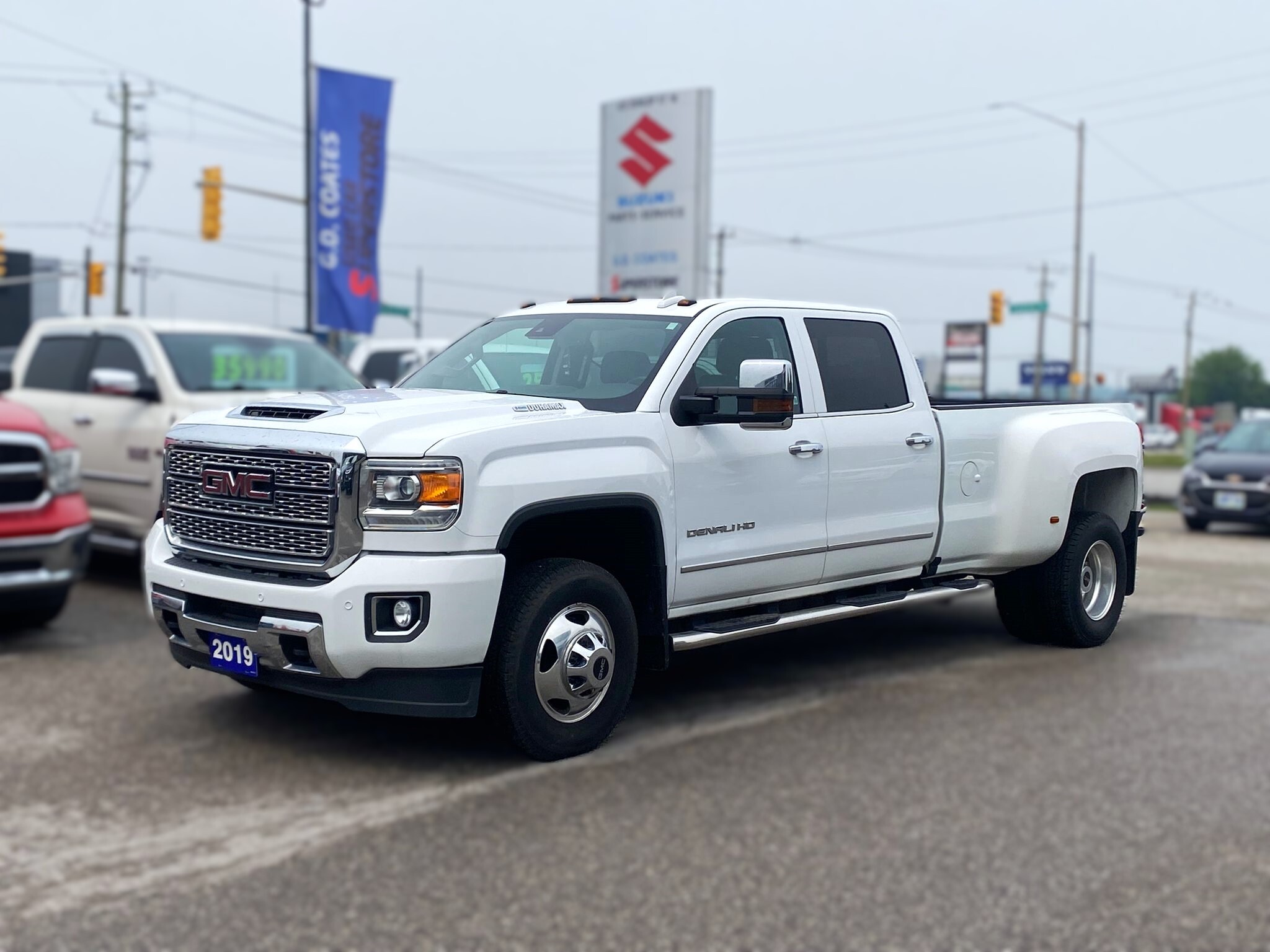 2019 GMC Sierra 3500HD Denali Crew Cab 4x4 ~Nav ~Cam ~Leather ~Moonroof 