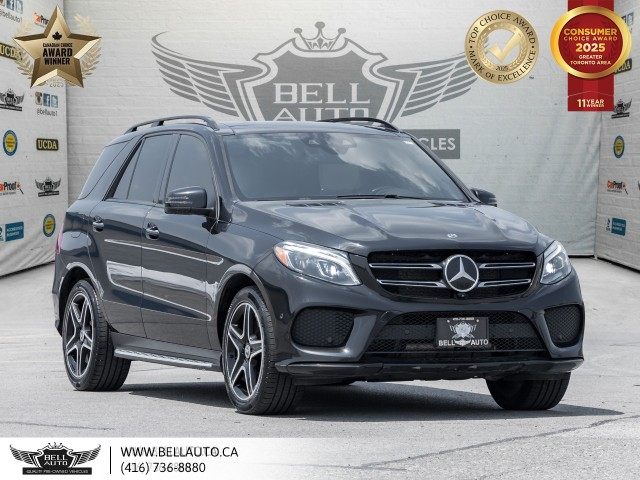 2018 Mercedes-Benz GLE GLE 550, AMGPKG, 360CAM, NAVI, PANO, BACKUPCAM, B.