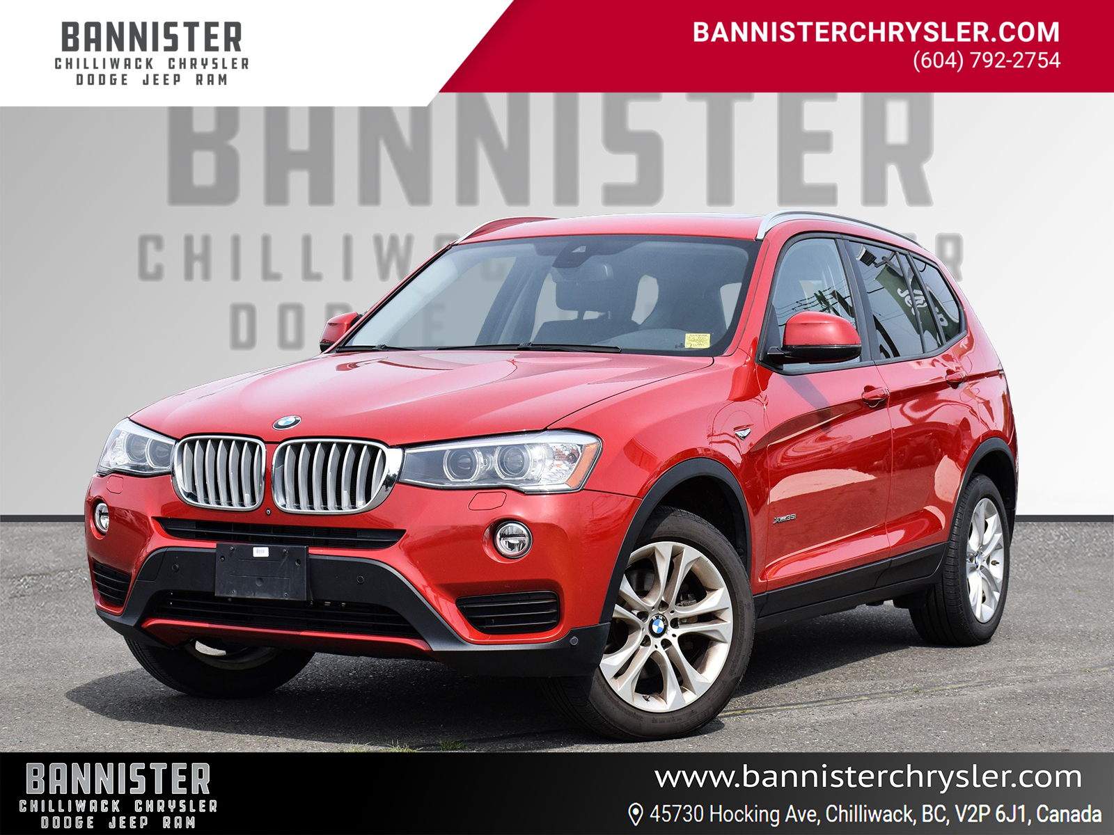 2016 BMW X3 xDrive35i | HUD | SAFETY PACKAGE | 