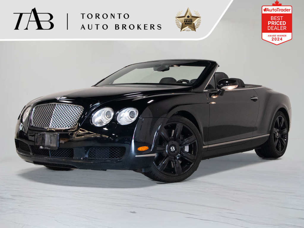 2008 Bentley Continental GTC CONVERTIBLE   20" RIM   NAV   HEATED SEATS, Toronto, Cash