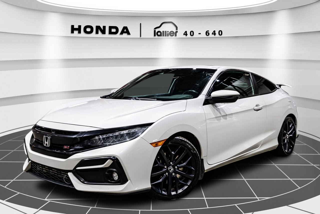 2020 Honda Civic Si JAMAIS ACCIDENTÉ + UN SEUL PROPRIO + COUPÉ Si