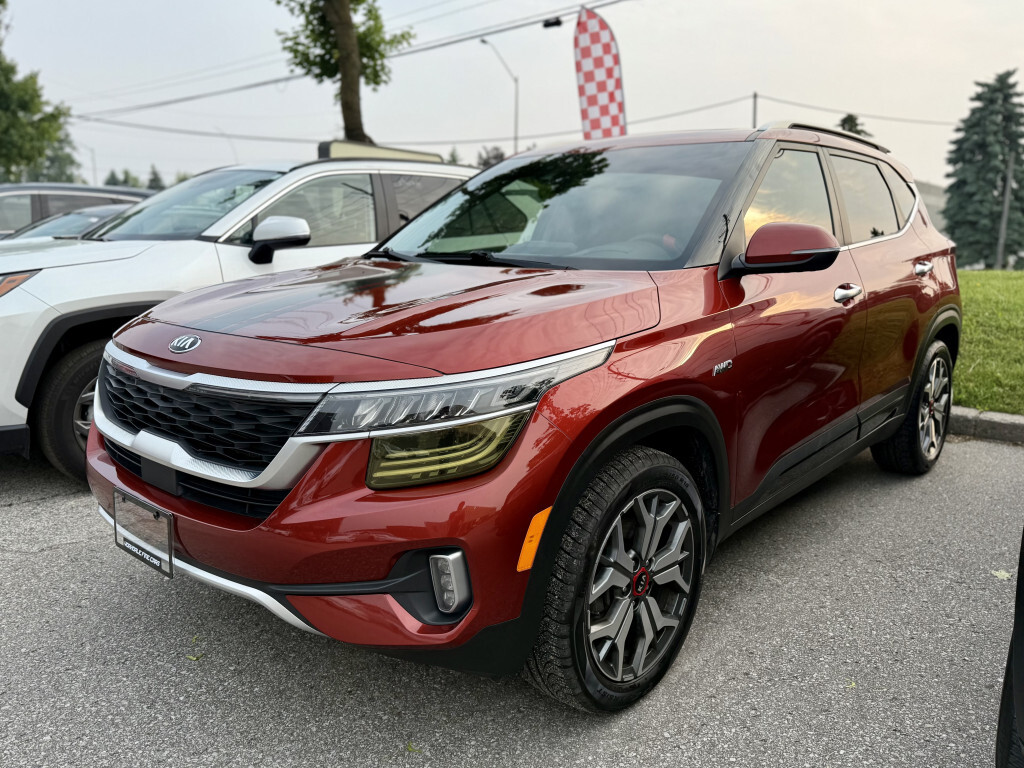 2021 Kia Seltos SX Turbo / AWD / Apple CarPlay / Sunroof / Cooled 