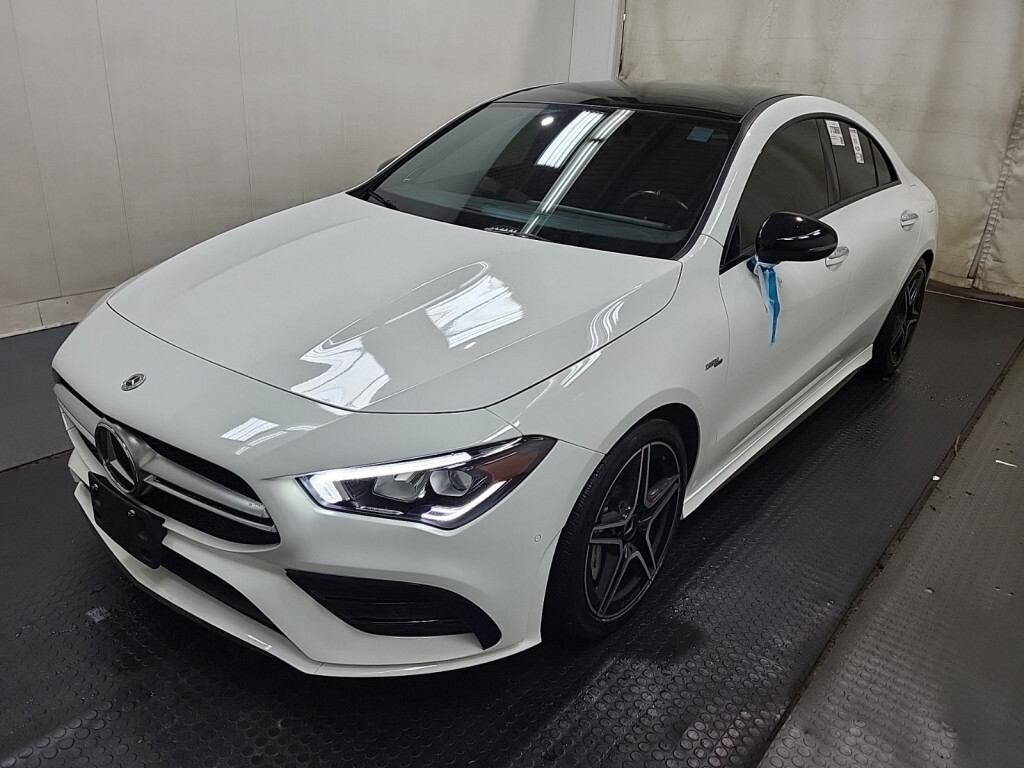 2021 Mercedes-Benz CLA-Class AMG CLA35 / AMG Night Pkg / Red Seat Belts / Navi 