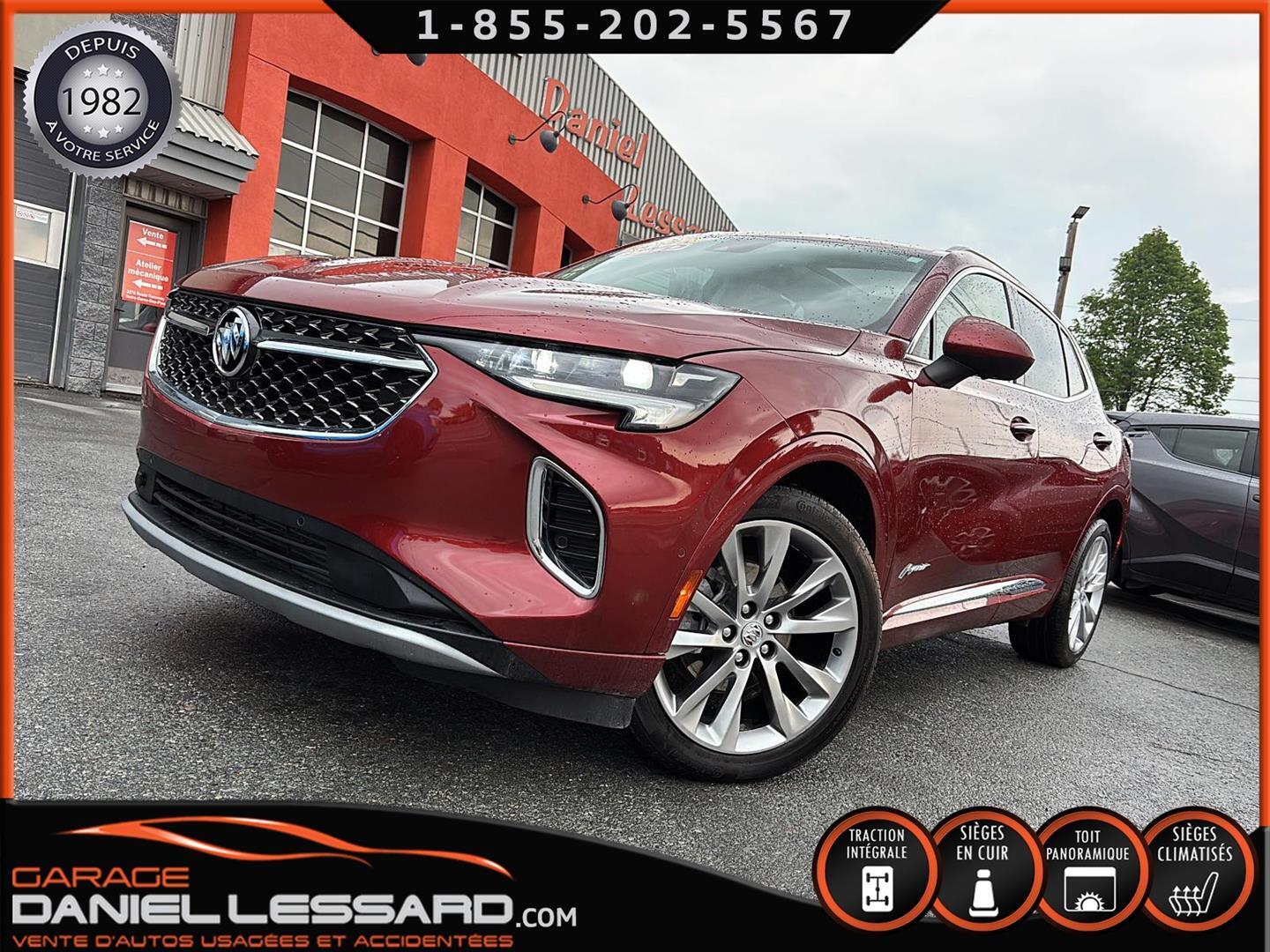 2022 Buick Envision AVENIR TECH PACK TOIT PANO GPS CUIR MAG 20 BOSE