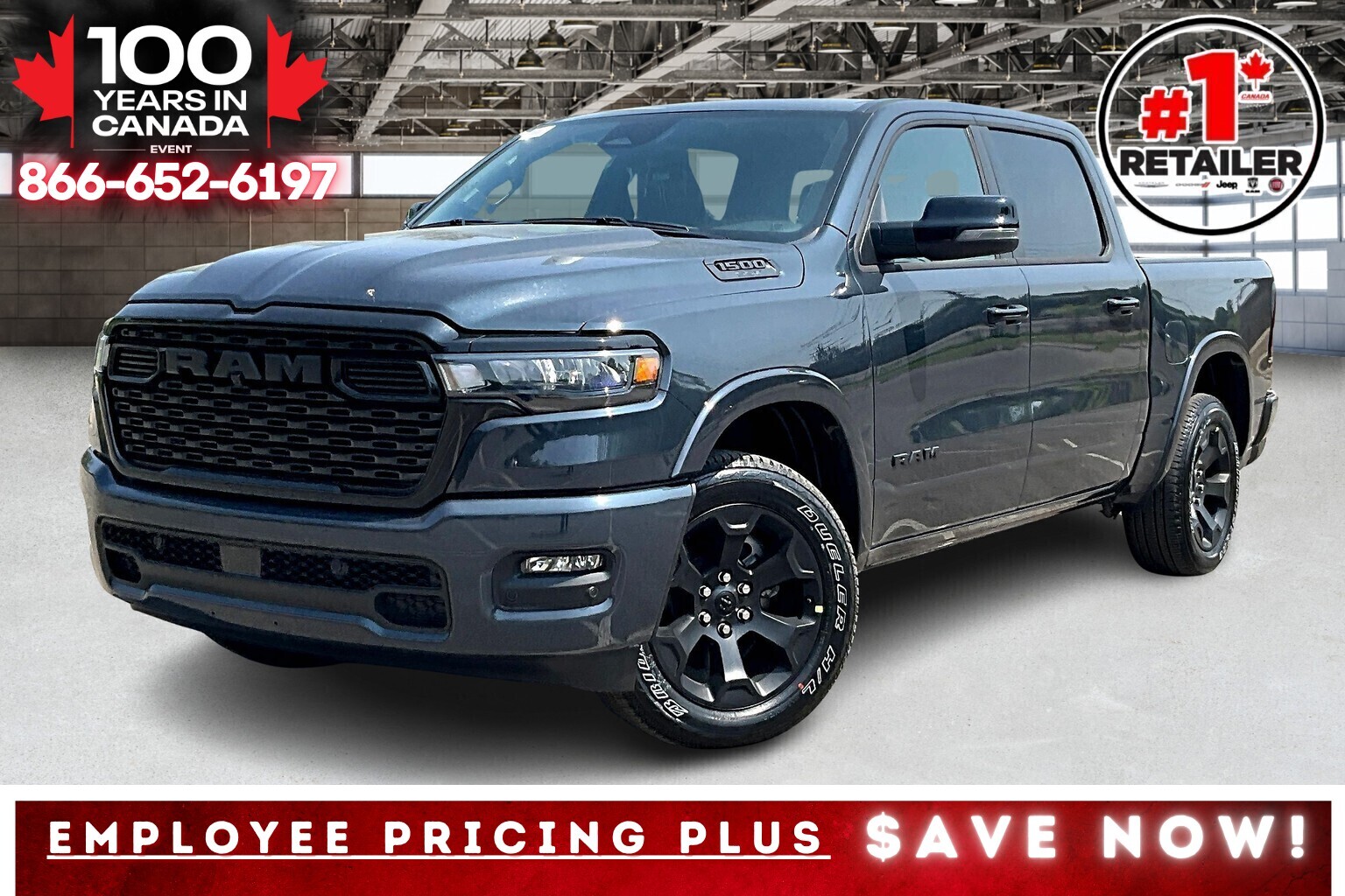 2025 Ram 1500 BIG HORN CREW | Level2 | Night Ed | 3.0L Hurricane