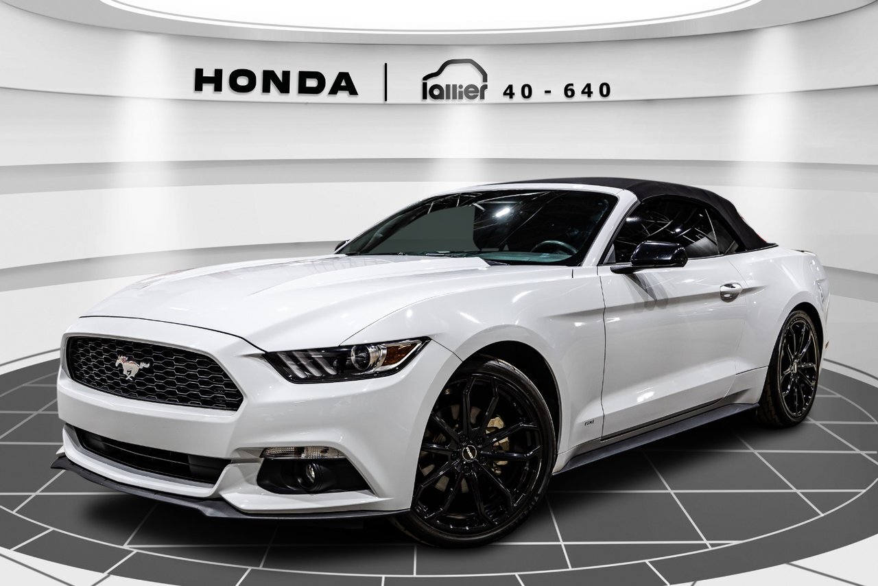 2015 Ford Mustang V6 BAS KILOS+JAMAIS ACCDENTÉ+OPTION MAGS NOIR