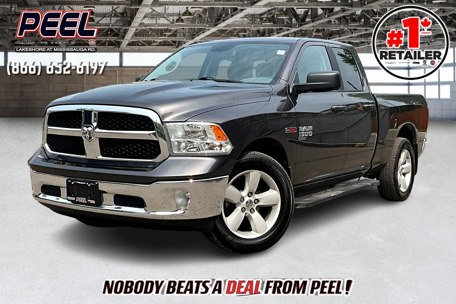 2019 Ram 1500 Classic SLT Quad | EcoDiesel | Steps Hitch Liner | 4X4