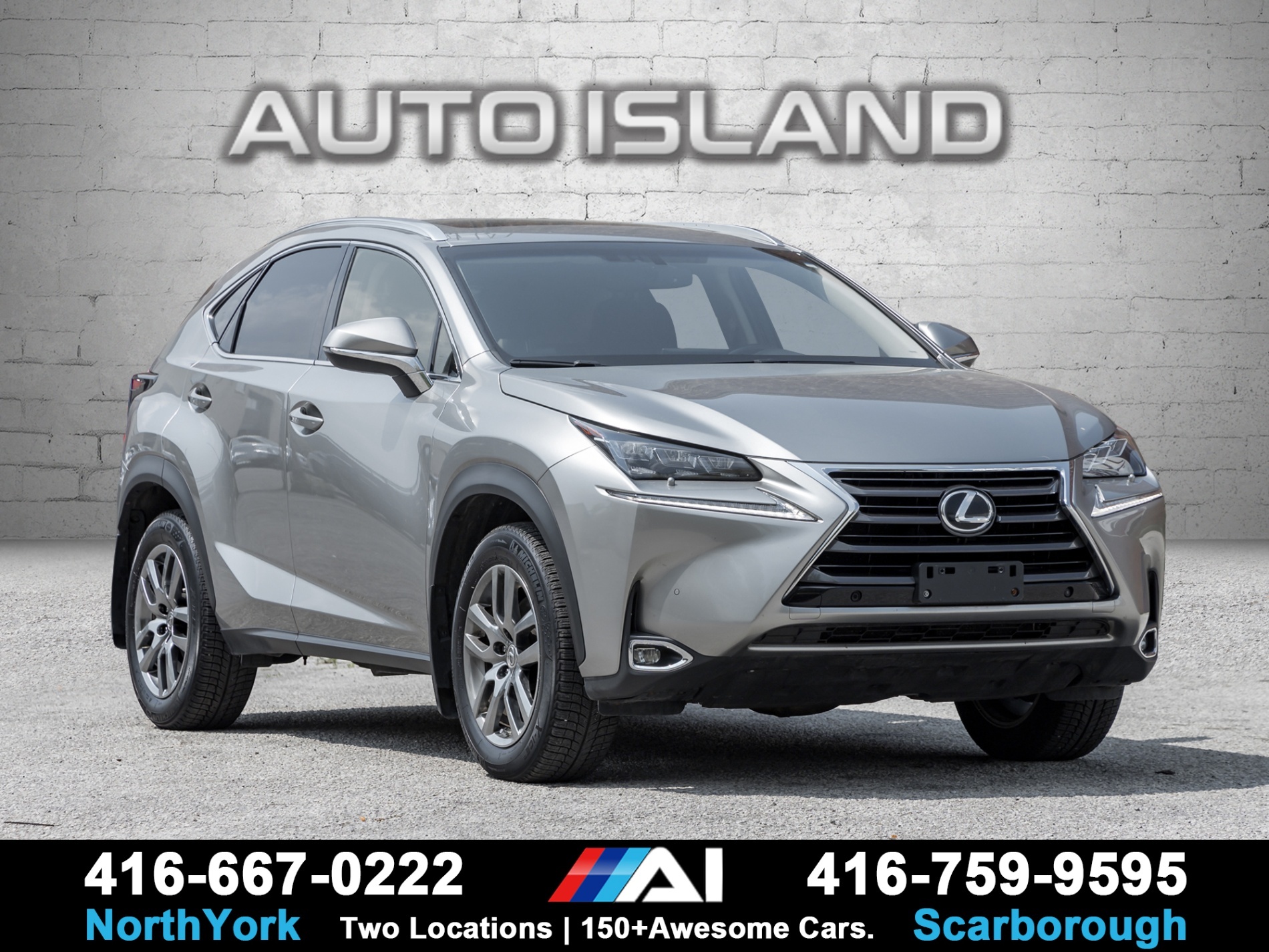 2016 Lexus NX 200t AWD Luxury -Navi-Cooled/Heated Seats-Rev Cam-NO Ac