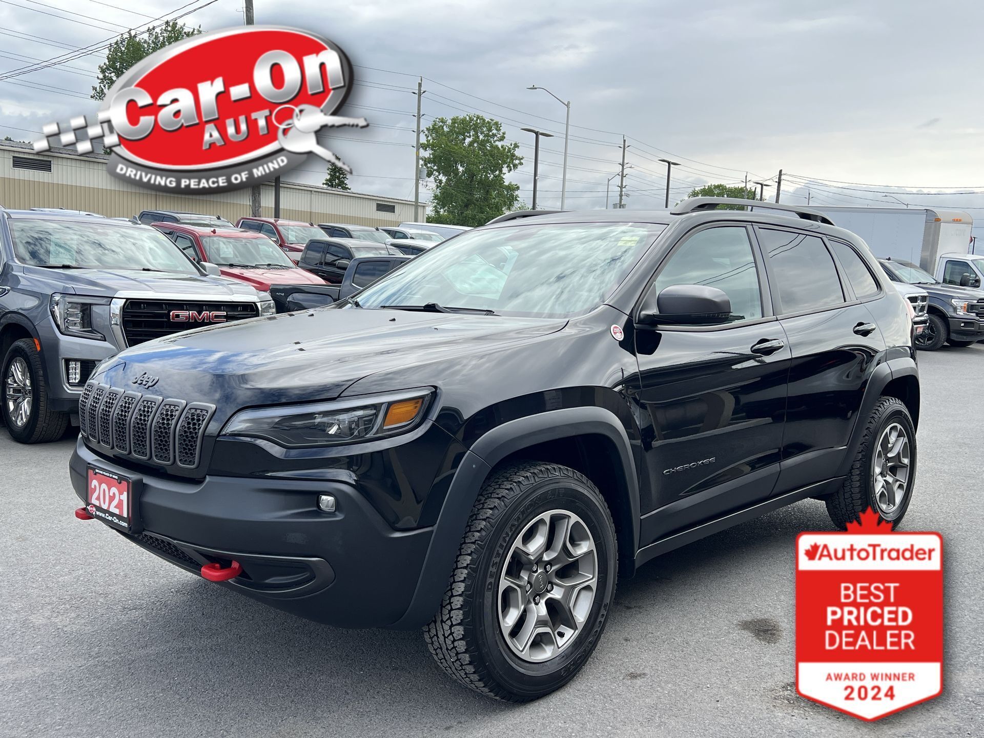 2021 Jeep Cherokee TRAILHAWK 4X4 | 3.2L V6| HTD LEATHER| CARPLAY
