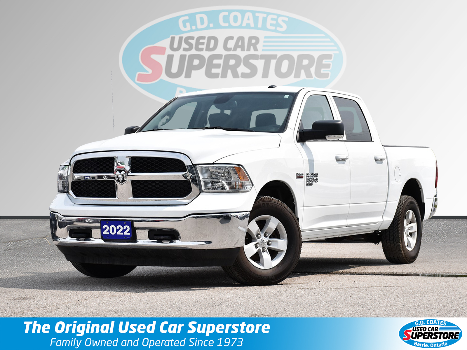 2022 Ram 1500 Classic SLT Crew Cab 4x4 ~Heated + Power Seat ~Camera