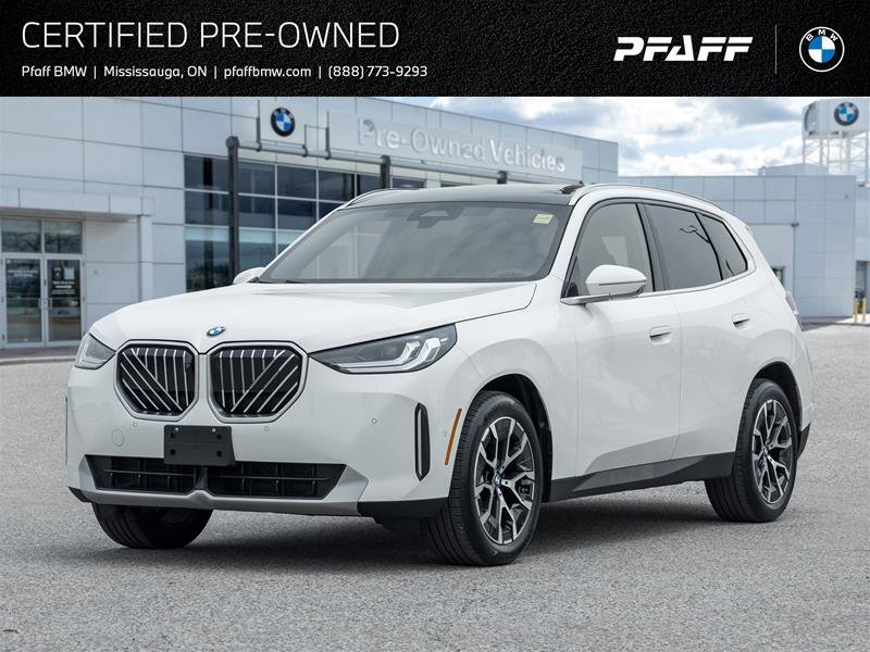 2025 BMW X3 30 xDrive/Premium/CleanCarfax/ServiceRecs/OneOwner