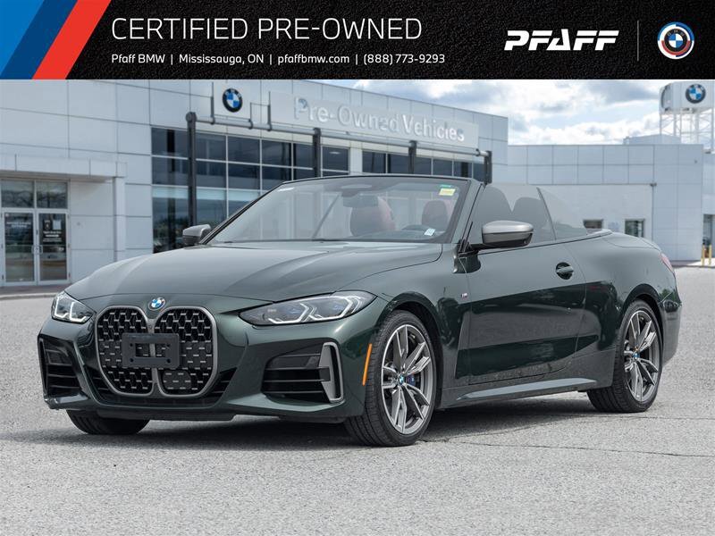 2021 BMW 4 Series M440i Cabriolet/PremExellence/CleanCarfax/OneOwner
