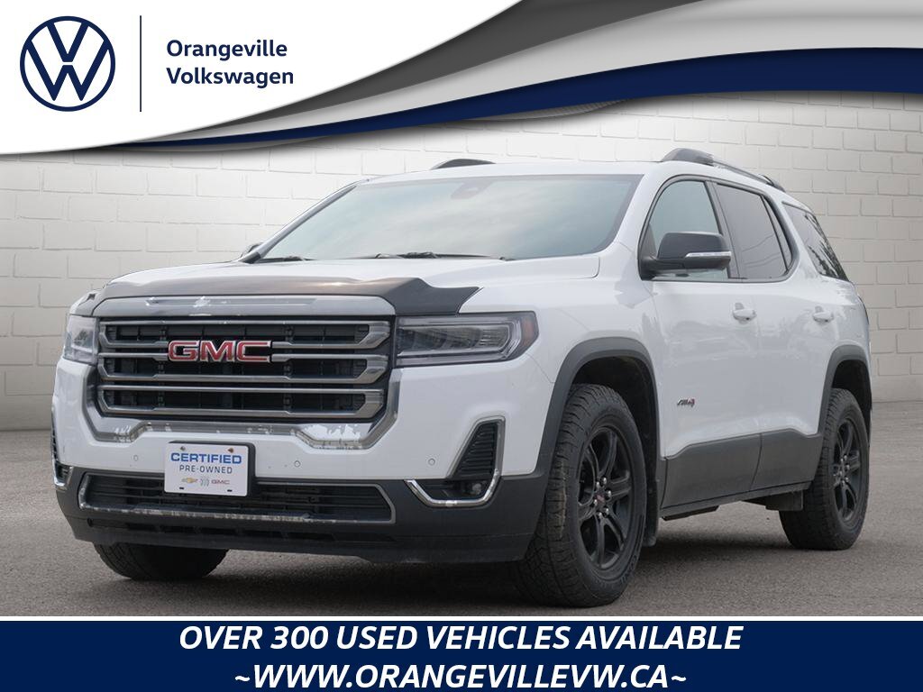 2020 GMC Acadia AT4AT4, AWD, V6, NAV, ROOF, HTD LEATHER, 1-OWNER!