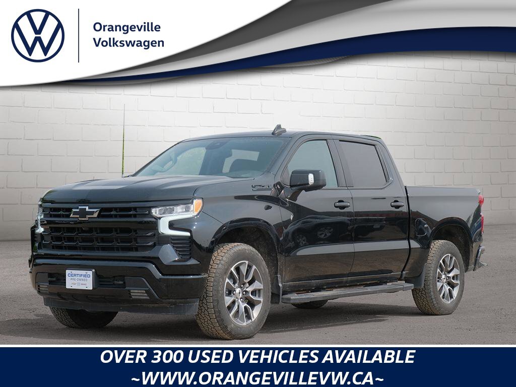 2023 Chevrolet Silverado 1500 RSTRST, CREW, 4X4, 5.3L, HEATED LEATHER, ROOF, 1-O