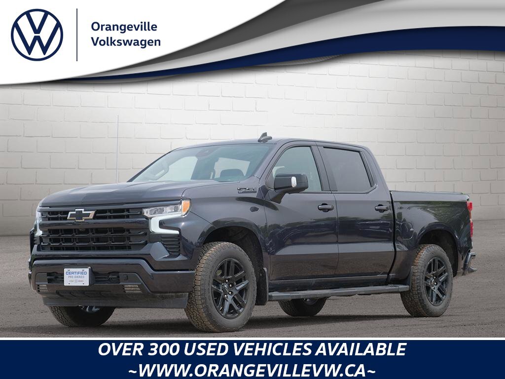 2023 Chevrolet Silverado 1500 RSTRST, CREW, 4X4, 5.3L, HEATED LEATHER, ROOF, 1-O