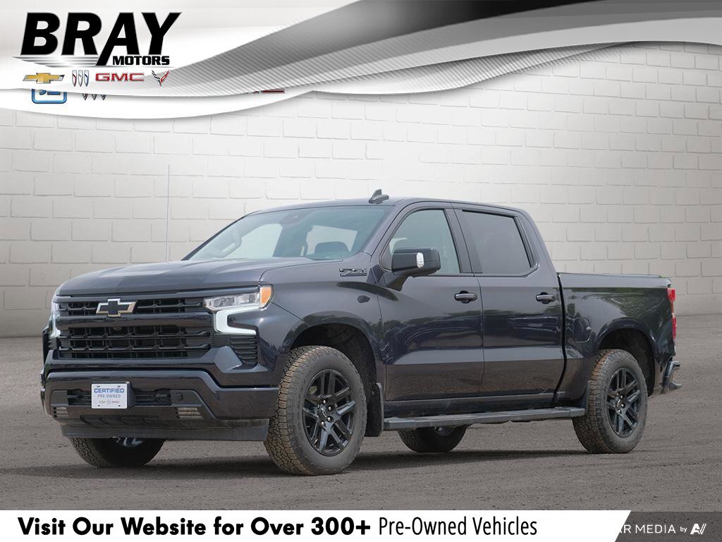2023 Chevrolet Silverado 1500 RSTRST, CREW, 4X4, 5.3L, HEATED LEATHER, ROOF, 1-O