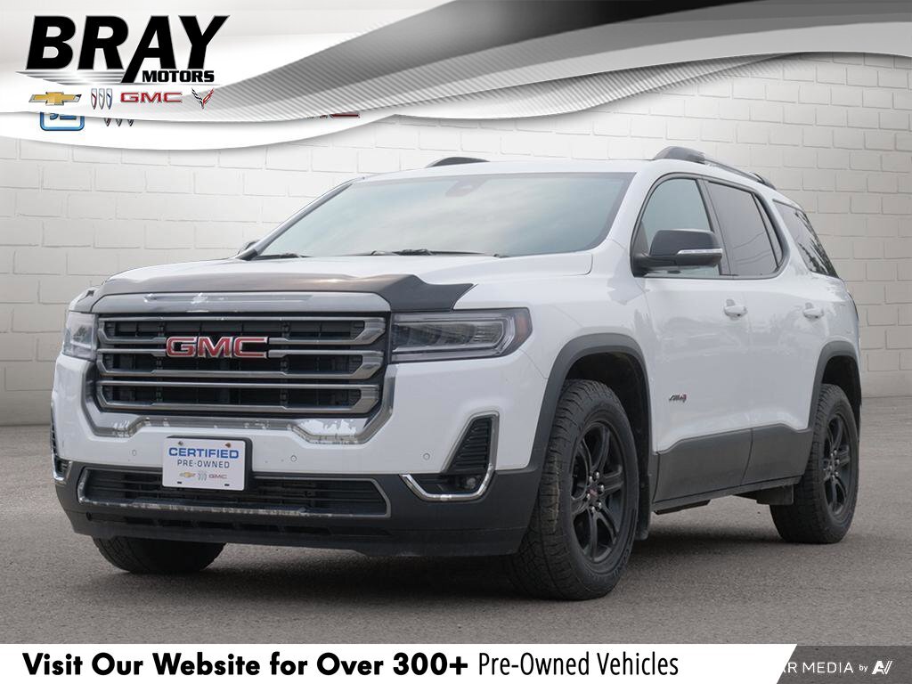 2020 GMC Acadia AT4AT4, AWD, V6, NAV, ROOF, HTD LEATHER, 1-OWNER!