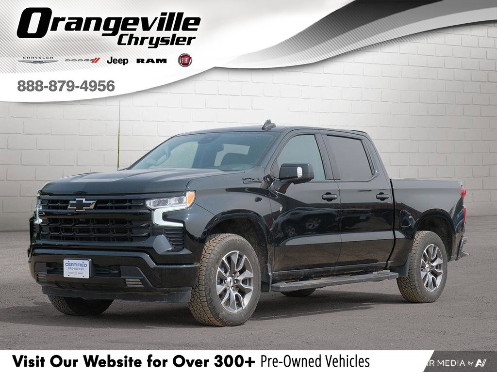 2023 Chevrolet Silverado 1500 RSTRST, CREW, 4X4, 5.3L, HEATED LEATHER, ROOF, 1-O